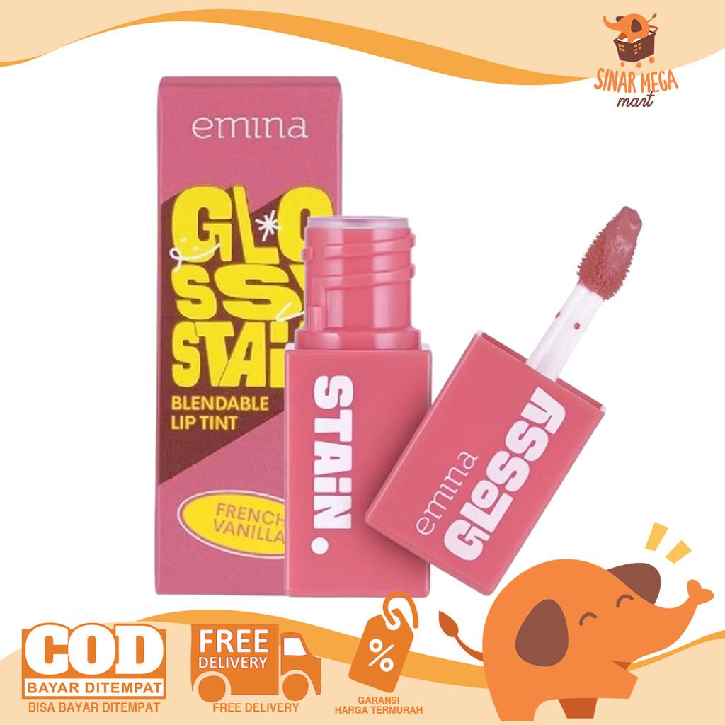 EMINA - Glossy Stain 3g | Blendable Long Lasting Lip Tint Lip Stain