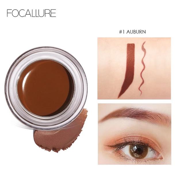 FOCALLURE Brow Cream Gel FA23 – Waterproof Eyebrow Pencil & Gel for Defined Brows