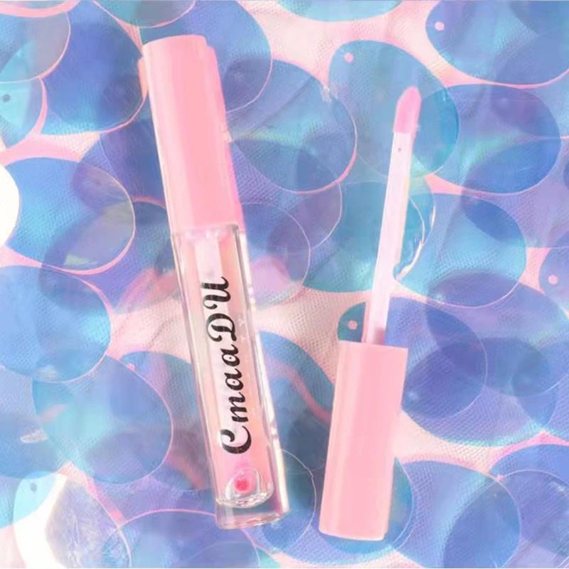 Transparent Lip Gloss with Color-Changing Effect | Lasts Long & Turns Soft Pink