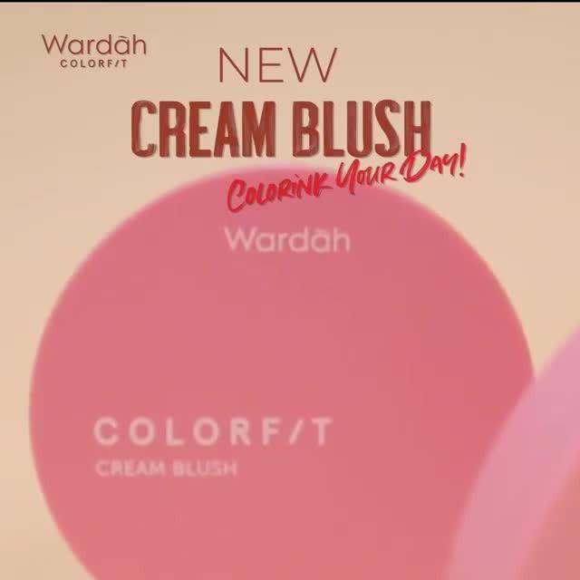 WARDAH Colorfit Cream Blush Make Up – Lightweight Creamy Liquid Blush for Natural Glow & Long-Lasting Flush