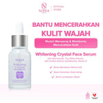 Noera Crystal whitening face serum 15ml | brightening serum moisturizing facial Kult | brightening glowing with niacinamide arbutin gluthatione Centella asiatica extract
