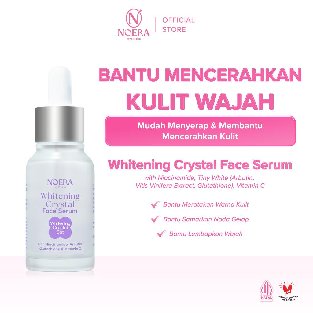 Noera Crystal whitening face serum 15ml | brightening serum moisturizing facial Kult | brightening glowing with niacinamide arbutin gluthatione Centella asiatica extract