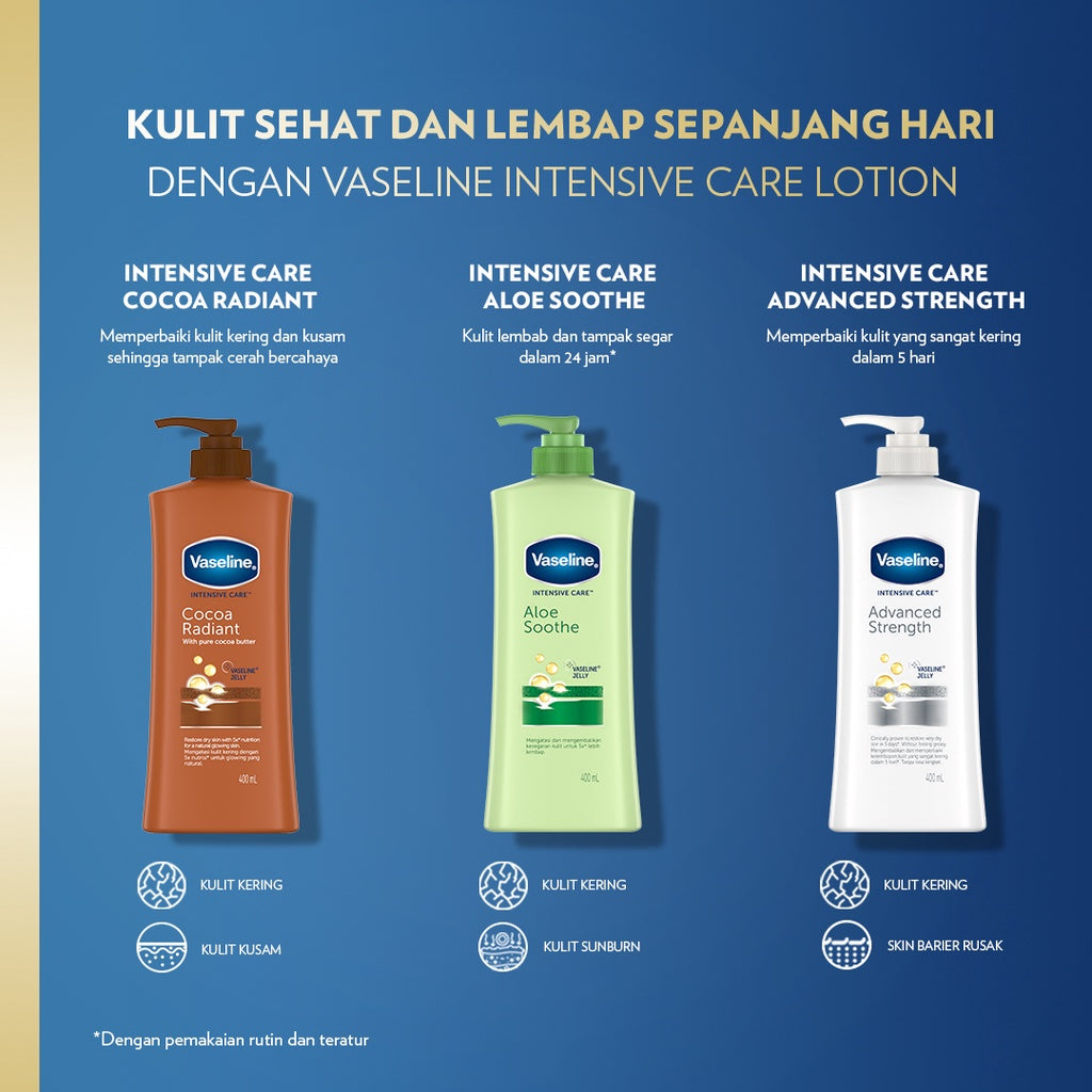 Vaseline Lotion Intensive Care Aloe Soothe 200ml Twin Pack