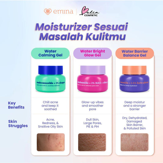 Emina Water Gel Moisturizer 30g | Brightening & Dark Spot Care