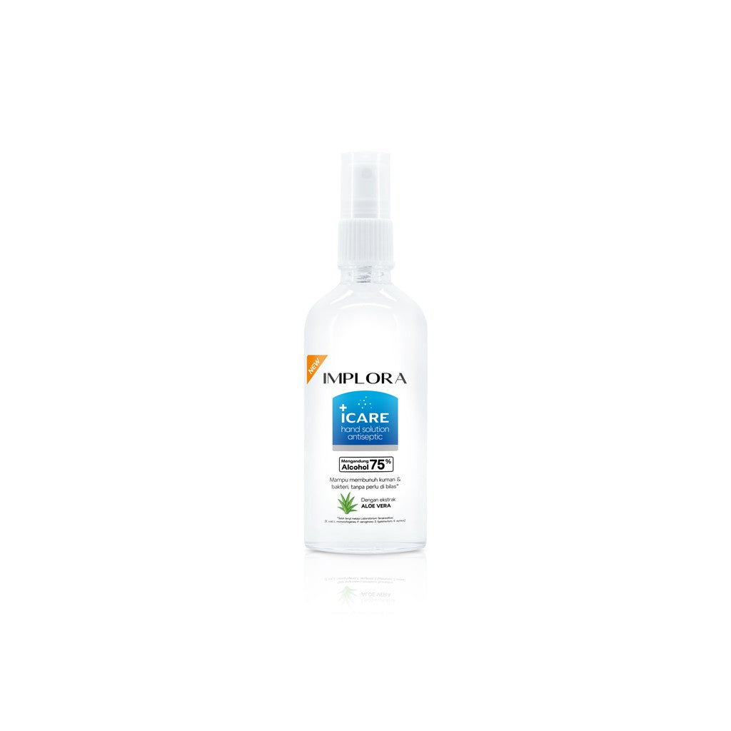 Implora iCare Hand Solution Antiseptic Cair 100 ml