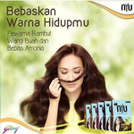 NYU CREME HAIR COLOR Ammonia Free Pewarna Rambut Cat Rambut Natural (Amonia Free)