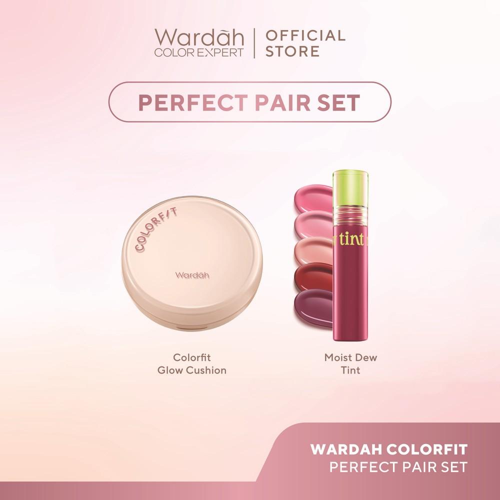 Wardah Perfect Pair Set | Colorfit Perfect Glow Cushion + Moisturizer | Glowing Matte Base – Serba Ada
