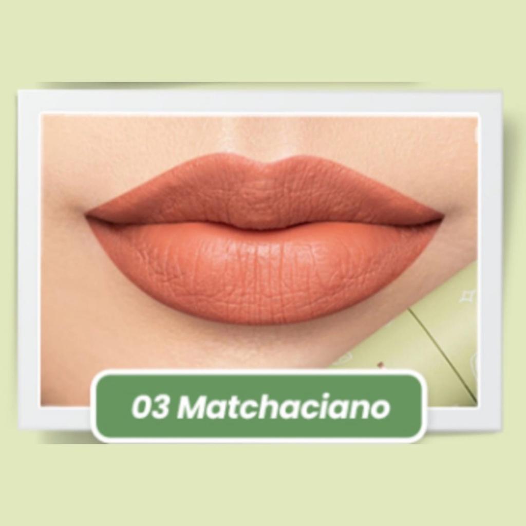 HANASUI Mattedorable Lip Cream – Boba Edition / Matcha Edition – Soft Matte Lip Tint