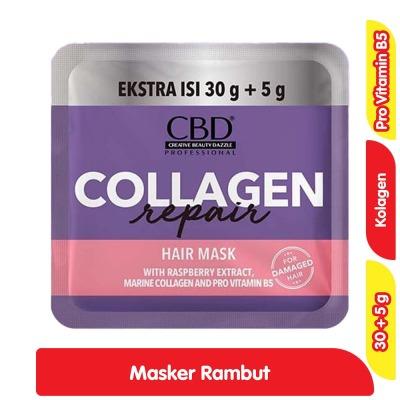 CBD Collagen Repair Hair Mask – 30g + 5g Bonus Deep Repair • Collagen Boost • Salon Care at Home