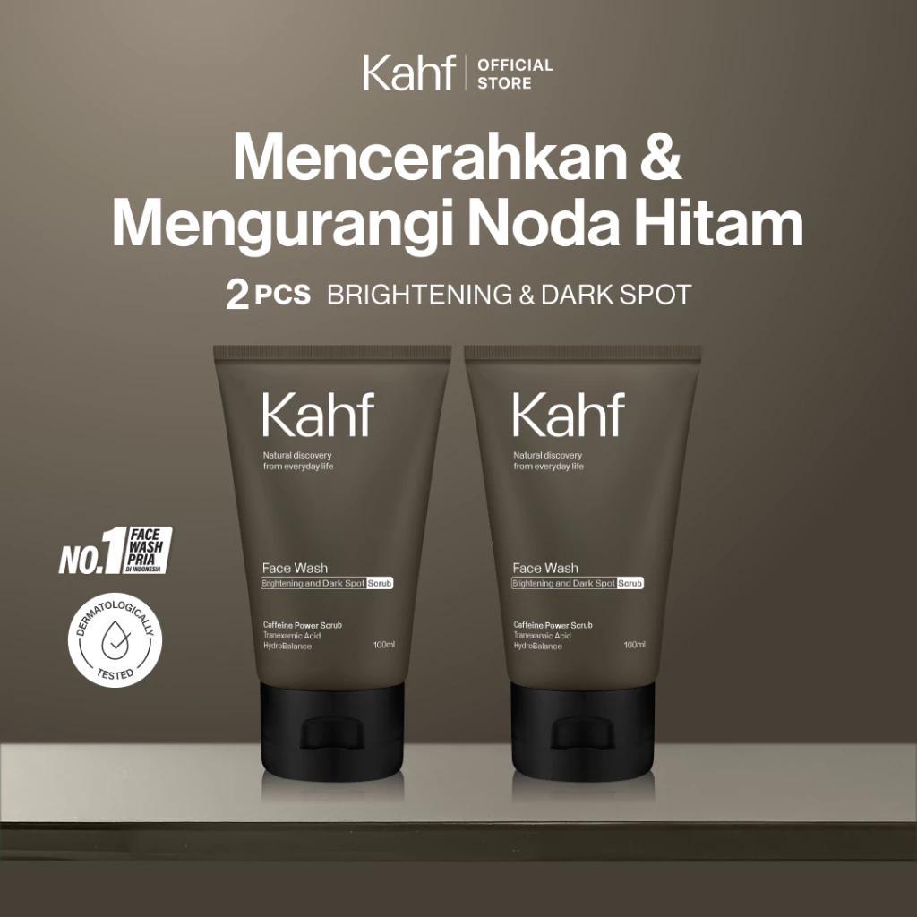 Twin Pack Power: Kahf Brightening and Dark Spot Scrub Face Wash