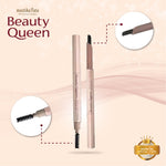 Beauty Queen Quick & Easy Eyebrow Waterproof Black Mustika Ratu pensil alis hitam