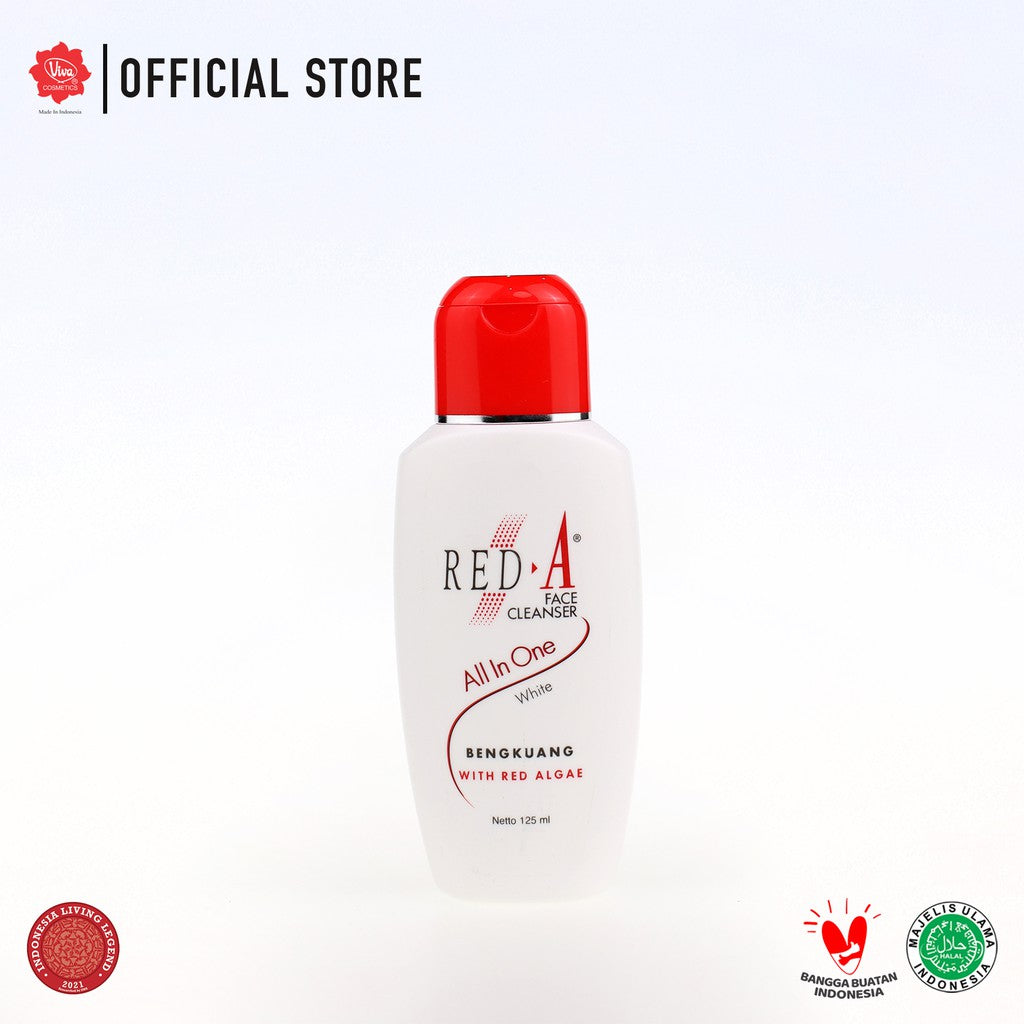 Red-A Face Cleanser All In One Bengkuang with Bengkuang, Sunflower & Red Algae Extract (WHITENING & GLOWING) - 125ml