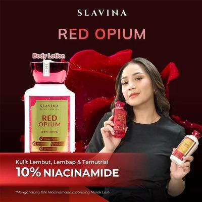 Slavina Body Lotion Red Opium 200ml – Bold, Seductive, Long-Lasting Moisture