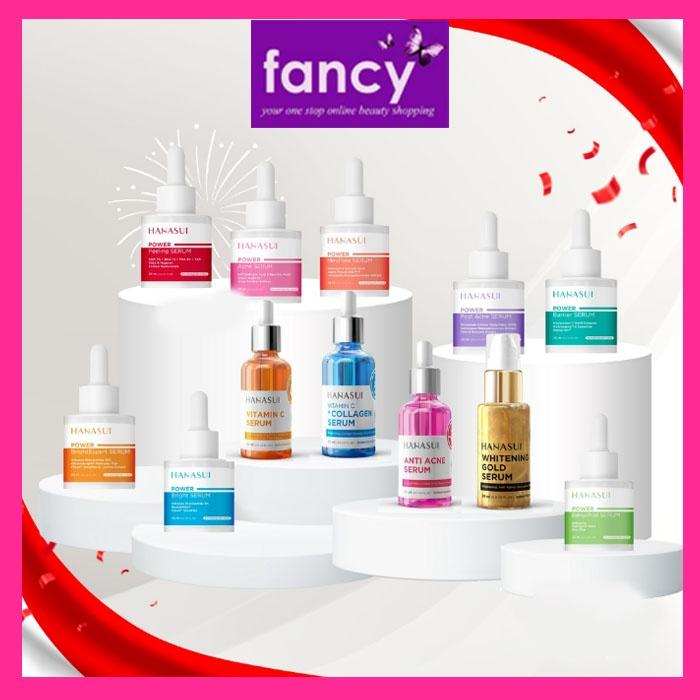 HANASUI Serum Gold Whitening Brightening / Vitamin C / Vitamin C+Collagen / Anti-Acne BPOM / PEELING / BRIGHTEXPERT / Advance Retinol / Exfoliating