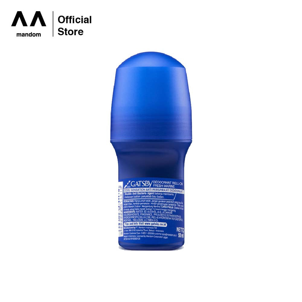 GATSBY Roll On Deodorant Fresh Marine 50 ml