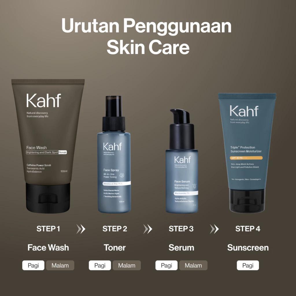 Twin Pack Power: Kahf Brightening and Dark Spot Scrub Face Wash