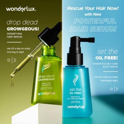 Wonderlux Drop Dead Growgeous – Hair Growth Thickening Serum for Fuller, Stronger Hair 75ml
