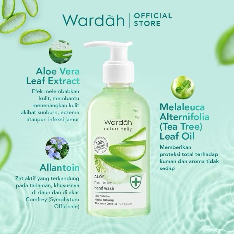 Wardah Aloe & Tea Tree Hand Wash – Natural Cleanser for Soft, Refreshed Hands