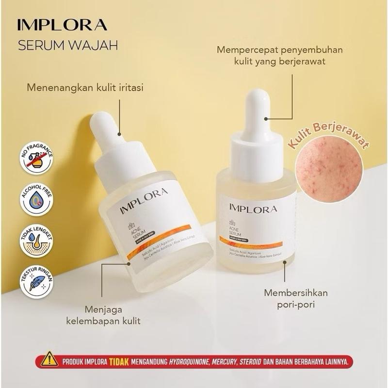 IMPLORA ClearBloom: Acne Healing Serum (20mL)