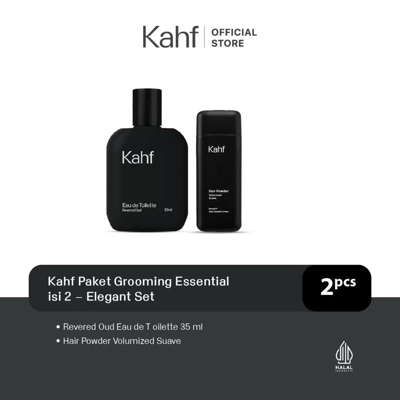[LIMITED FRIDAY BLESSINGS EDITION] Kahf Grooming Duo - EDT & Hair Styling Set (35ml + Pomade + Powder)