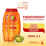 PAKET ISI 2 - Makarizo Hair Energy Fibertherapy Conditioning Shampoo Olive 330 mL