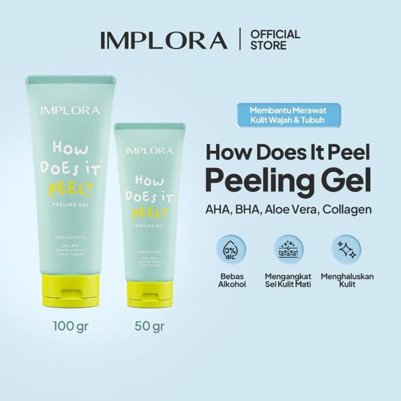 Implora GlowReboot Peeling Gel – AHA BHA Aloe Vera Exfoliator