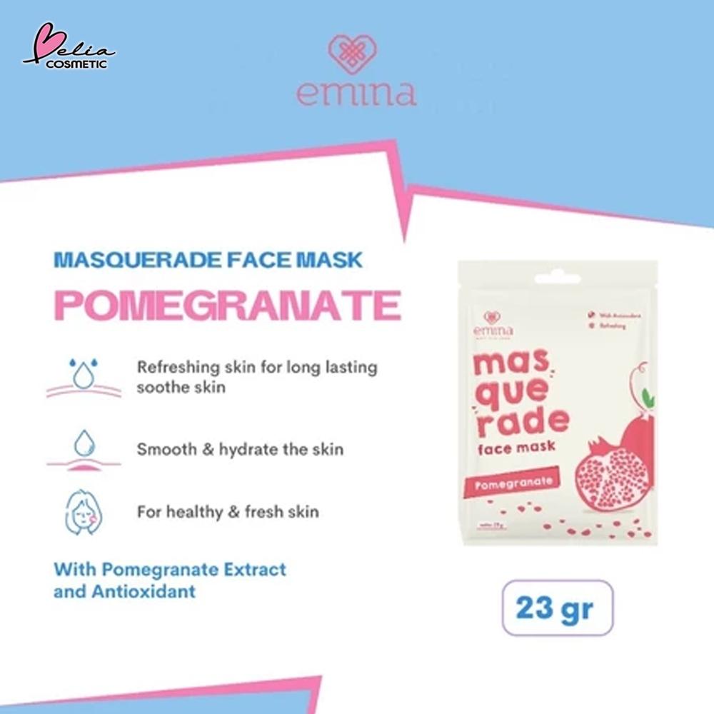 Emina Masquerade Glow Sheet Mask 23g | Natural Extract Face Mask | Hydrating & Refreshing