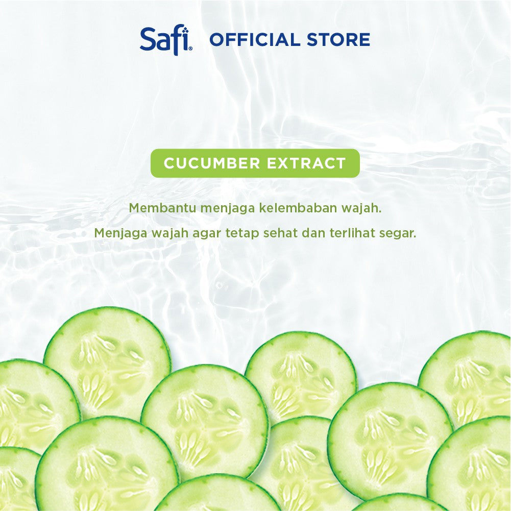 SAFI - Naturals Micellar Water - With Cucumber 100ml - Pembersih Wajah