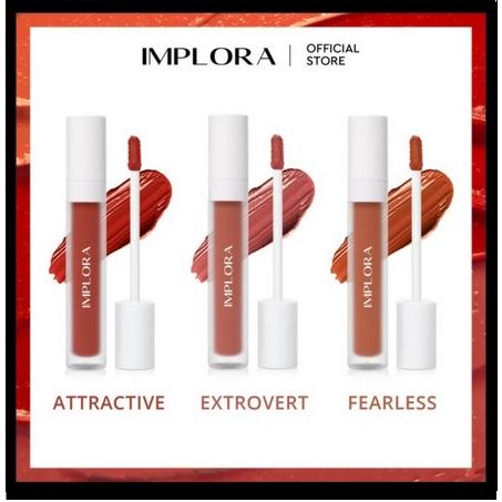 NUZ Implora Urban Lip Cream Matte / Lip Velvet NEW tahan lama