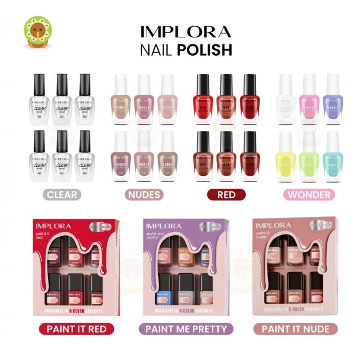 IMPLORA Nail Polish 8ml – Vibrant, Long-Lasting Color for Every Mood