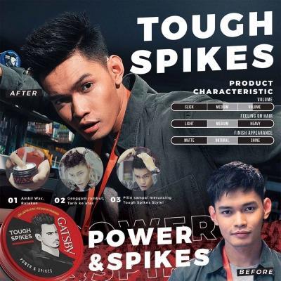 Gatsby Styling Wax Power & Spikes 75g – Ultimate Hold for Spiky & Edgy Hairstyles Extreme Hold | Long-Lasting Style | Non-Sticky | Easy to Wash Out