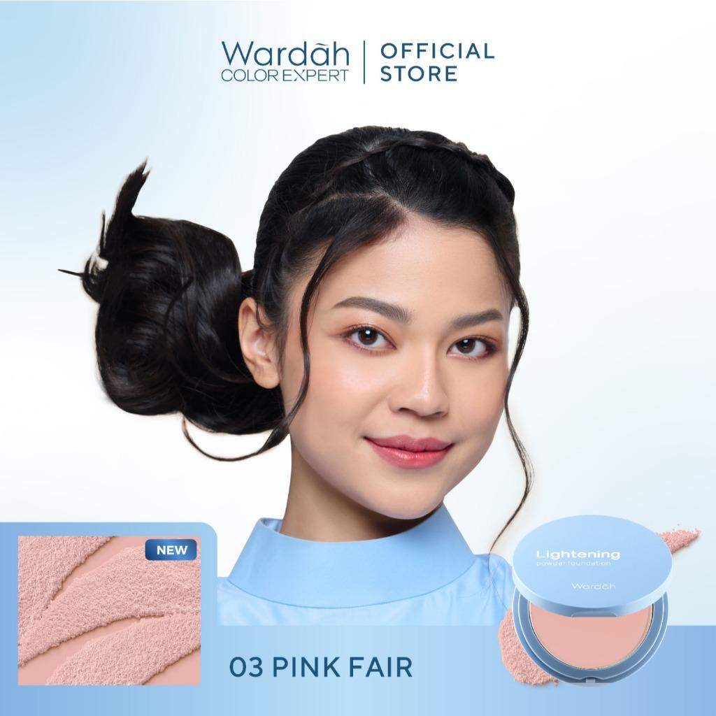 Wardah Lightening Powder Foundation Extra Cover 10g | Two Way Cake Medium to High Coverage | BPOM | Serba Ada!
