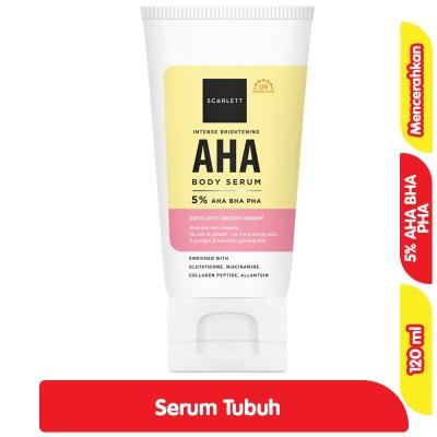 carlett Whitening Intense Brightening Body Serum – 5% AHA BHA PHA 120ml | Exfoliate, Brighten & Smooth Your Skin with Gentle Acids | Glow-Boosting Body Care