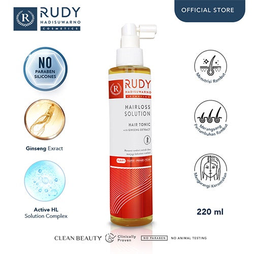 Rudy Hadisuwarno Cosmetics Hairloss Solution Hair Tonic