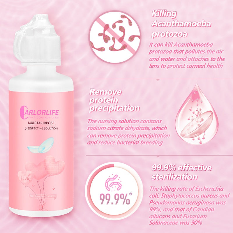 Eyeshare Lensa Kontak Cairan Softlens 60ml/120ml/360ml Larutan Pembersih Lensa Kontak