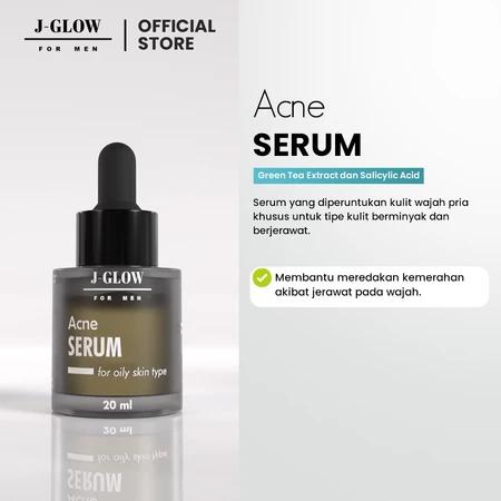 J-GLOW FOR MEN Acne Serum: Soothe and Treat Your Skin 20ml