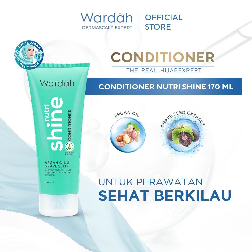 Wardah Hair Conditioner 170ml - Soft & Smooth Finish with ScentLock Fragrance - Suitable for All Hair Types - Reduces Dryness & Split Ends - Nourishing with Ginseng & Rosemary Extracts