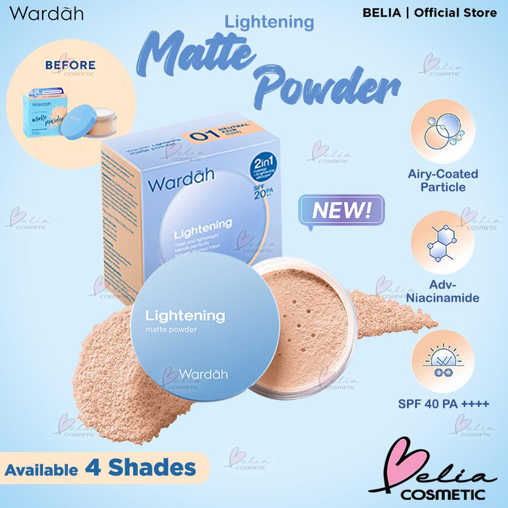 Wardah Lightening Matte Loose Powder 20g – Shine-Free & Soft Finish