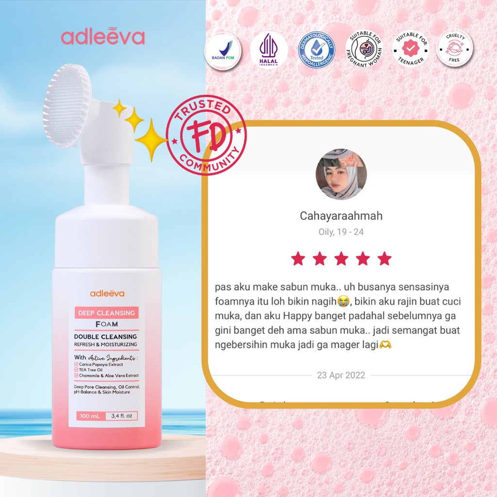 ADLEEVA Gentle Deep Cleansing Foam