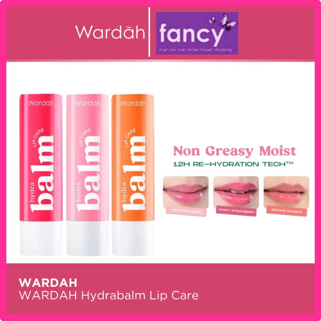Wardah Hydrabalm Lip Care SPF15 - Non Greasy Moist 12H Re-Hydration Tech - Pelembab Bibir Sehat Merona with UV Protection - Creamy Formula