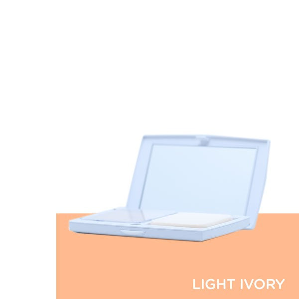 ERHA ESME Twin Silk Compact Powder Light Ivory 13 gr - Bedak Padat Warna Light Ivory