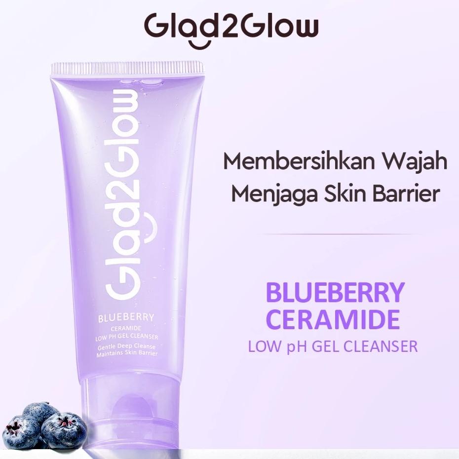 Glad2Glow All Series Skincare - Centella Soothing Gel Moisturizer Eye Cream Toner Serum Blueberry Sunscreen Masker Complete Daily Glow Set