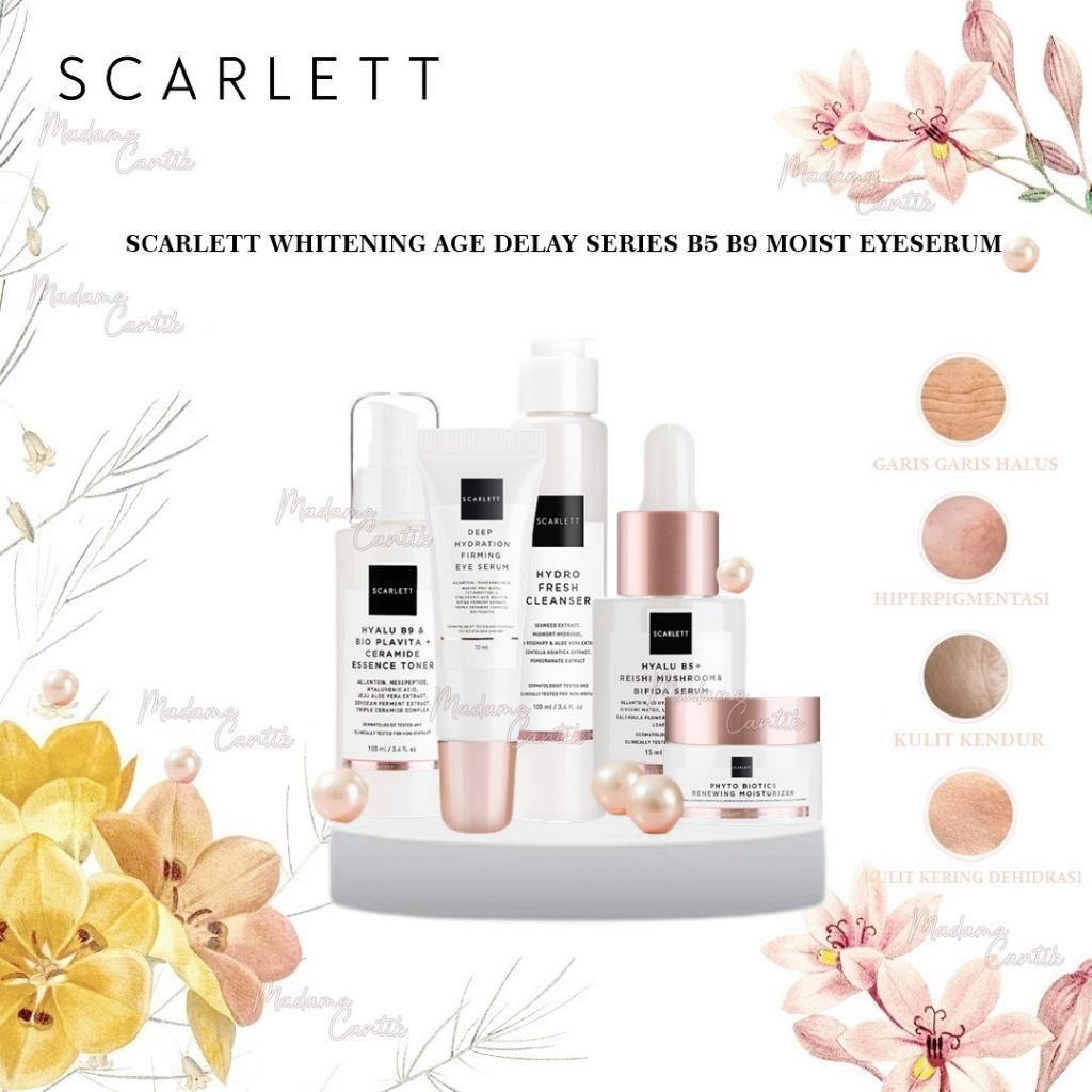 SCARLETT Whitening Age Delay Series Hyalu B5 B9 Moist Eye Serum for Skin Care