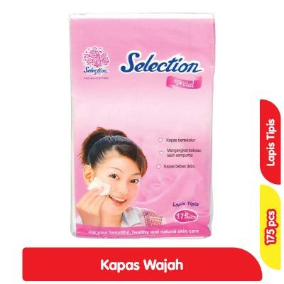Selection Special Thin Facial Cotton Pads – 175 Sheets for Daily Skincare