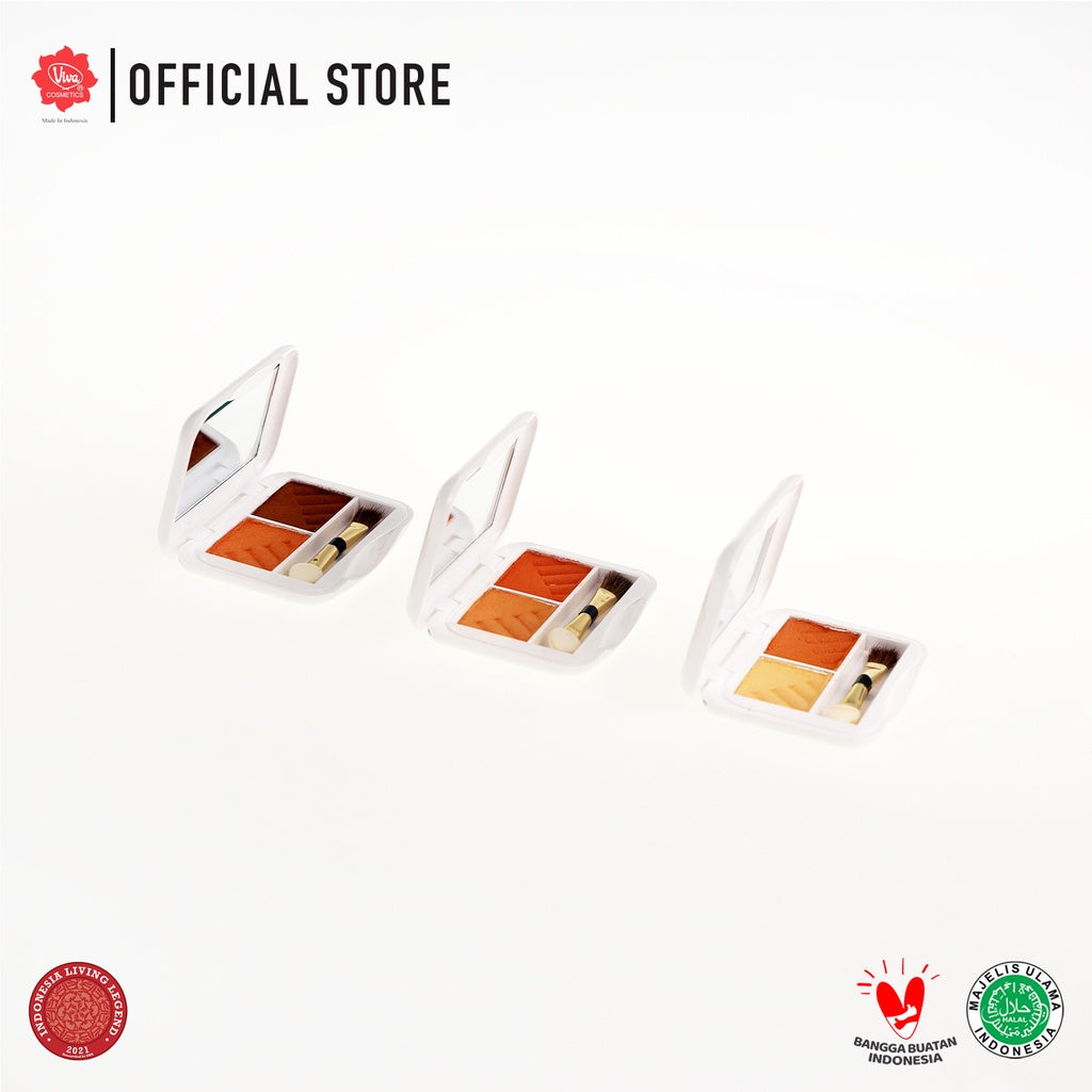 Red-A Eye Shadow -  tersedia 12 varian kombinasi warna