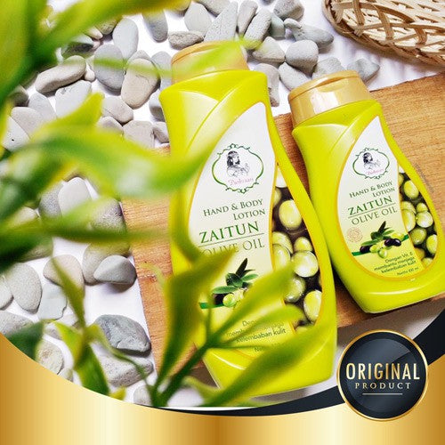 Purbasari Hand & Body Lotion Zaitun 100 ml / HBL Zaitun / Body Lotion - Melembapkan kulit - Merawat kulit kering dan kasar - Menutrisi Kulit
