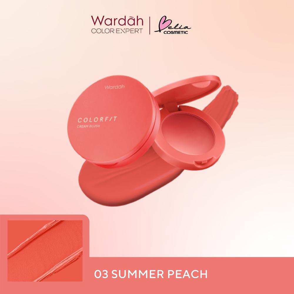 WARDAH Colorfit Cream Blush 3g – Soft, Buildable Color for Natural Glow