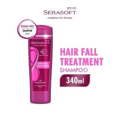 Serasoft Hair Fall Treatment Serum Shampoo 340ml | Reduces Hair Loss, Strengthens Roots, Boosts Hair Growth!