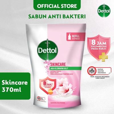 Dettol Antibacterial Body Wash Skincare – Refill 370g + 200g | Soft on Skin, Tough on Germs | Nourishing Cleanser with Moisture-Boosting Formula