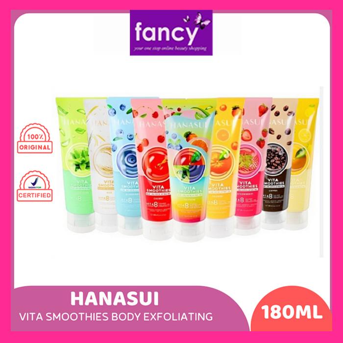 Hanasui Vita Smoothies Body Spa Exfoliating Gel 180ml [NEW] – 10-Second Dead Skin Remover